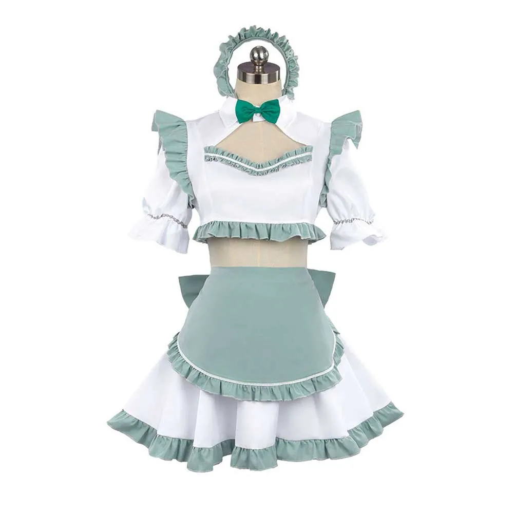 Alya Sometimes Hides Her Feelings in Russian(2024) Yuki Suou Maid Robe Verte Cosplay Costume