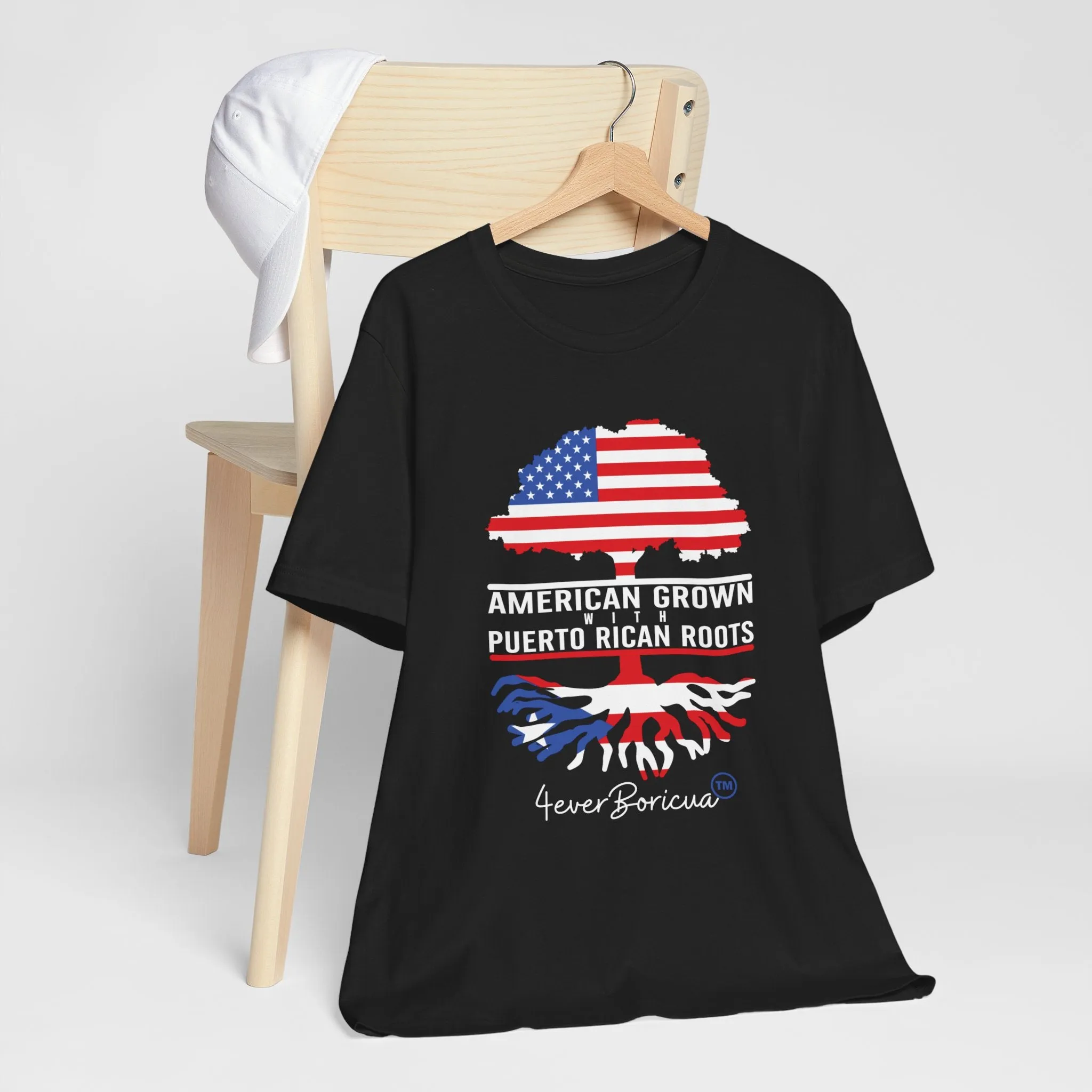 AMERICAN GROWN WITH PUERTO RICAN ROOTS Unisex Puerto Rico Shirt 4everboricua™️