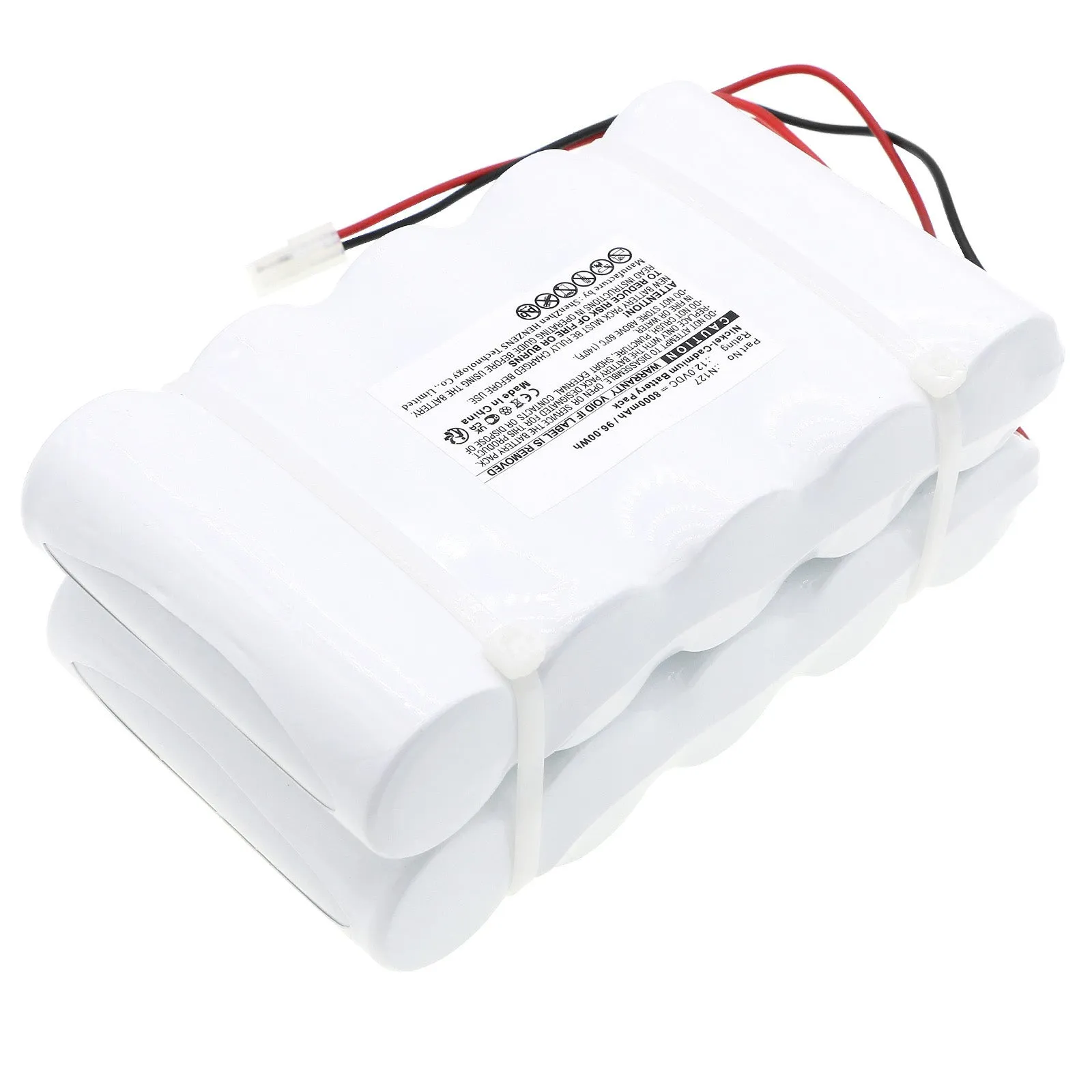 Batteries N Accessories BNA-WB-C19011 Security and Safety Battery - Ni-CD, 12V, 8000mAh, Ultra High Capacity - Replacement for Big Beam 126-0874GR Battery