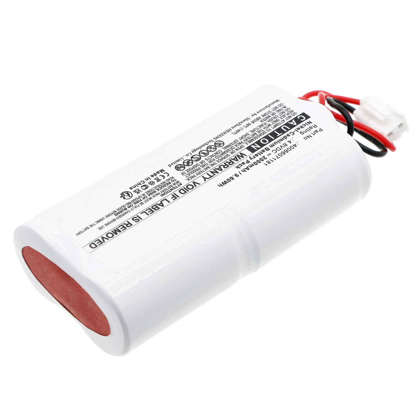 Batteries N Accessories BNA-WB-C19375 Emergency Lighting Battery - Ni-CD, 4.8V, 2000mAh, Ultra High Capacity - Replacement for EATON 40066071181 Battery