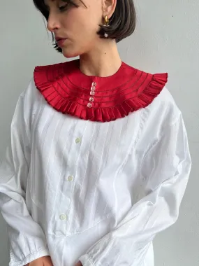 Berry Ruffled Collar (OS)