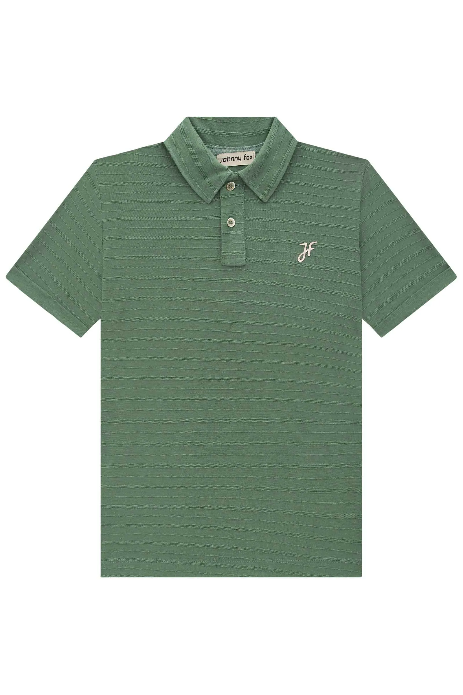 Camisa Polo em Malha Relevo 75339 Johnny Fox