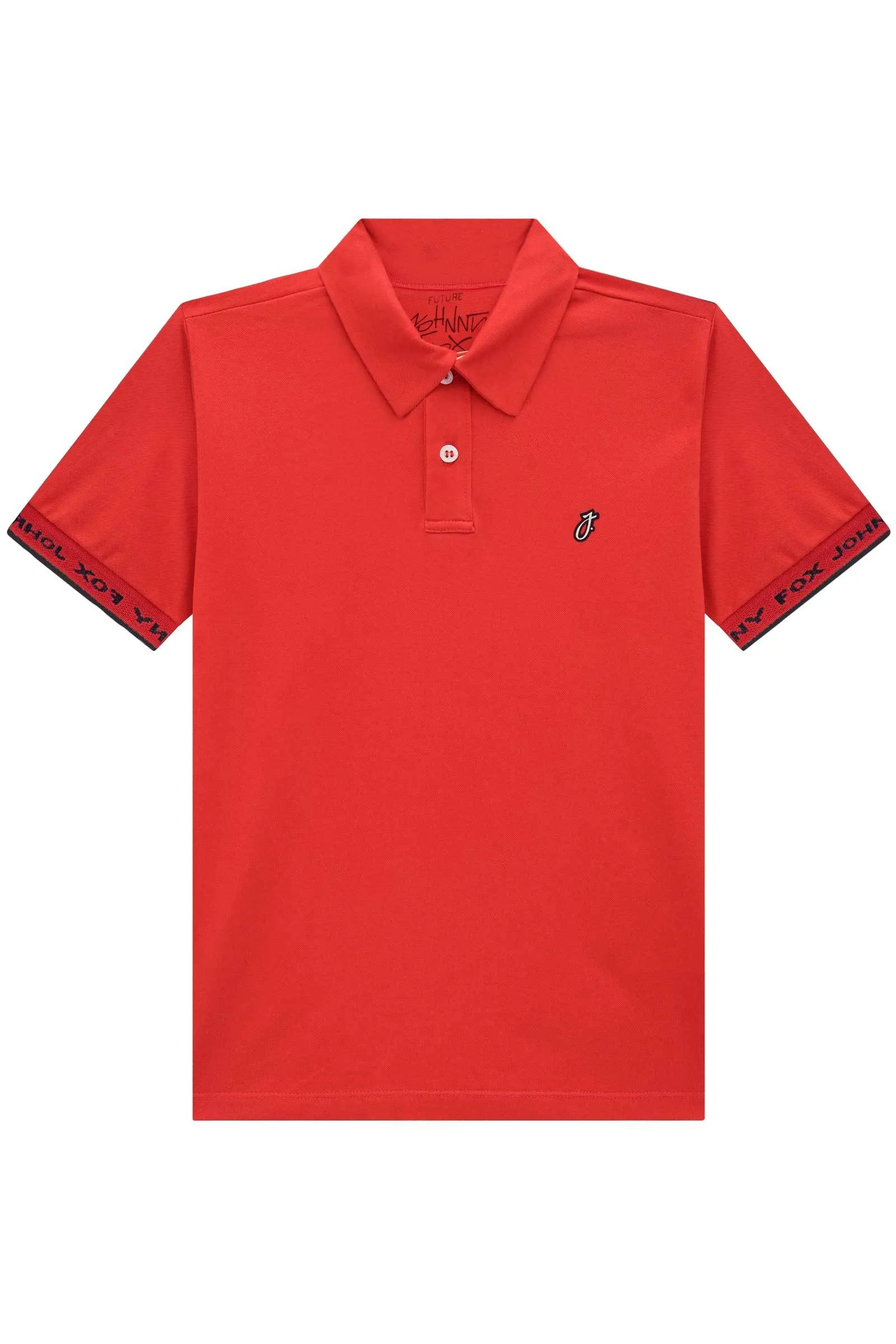 Camisa Polo em Meia Malha  73904 Johnny Fox