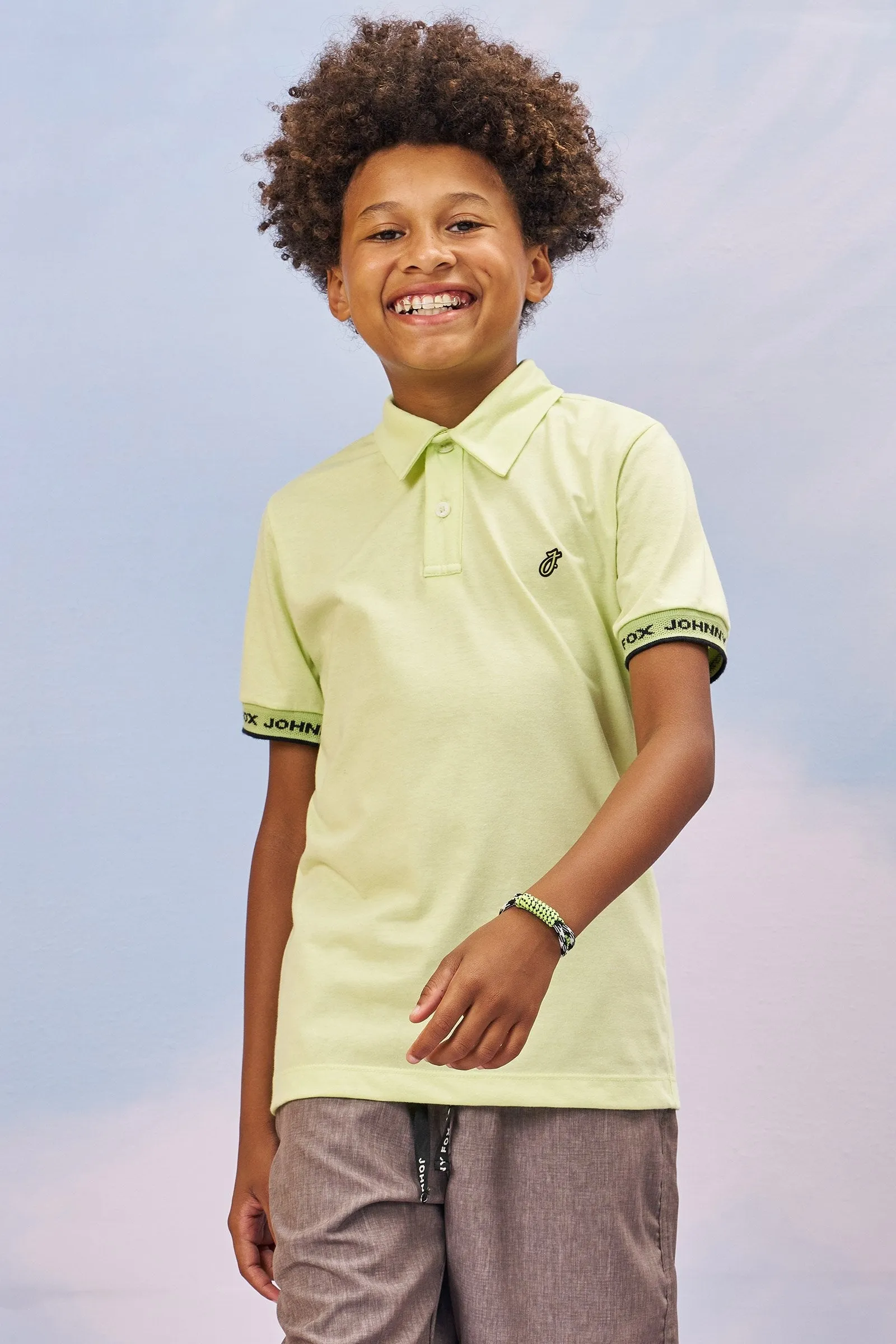 Camisa Polo em Meia Malha  73904 Johnny Fox