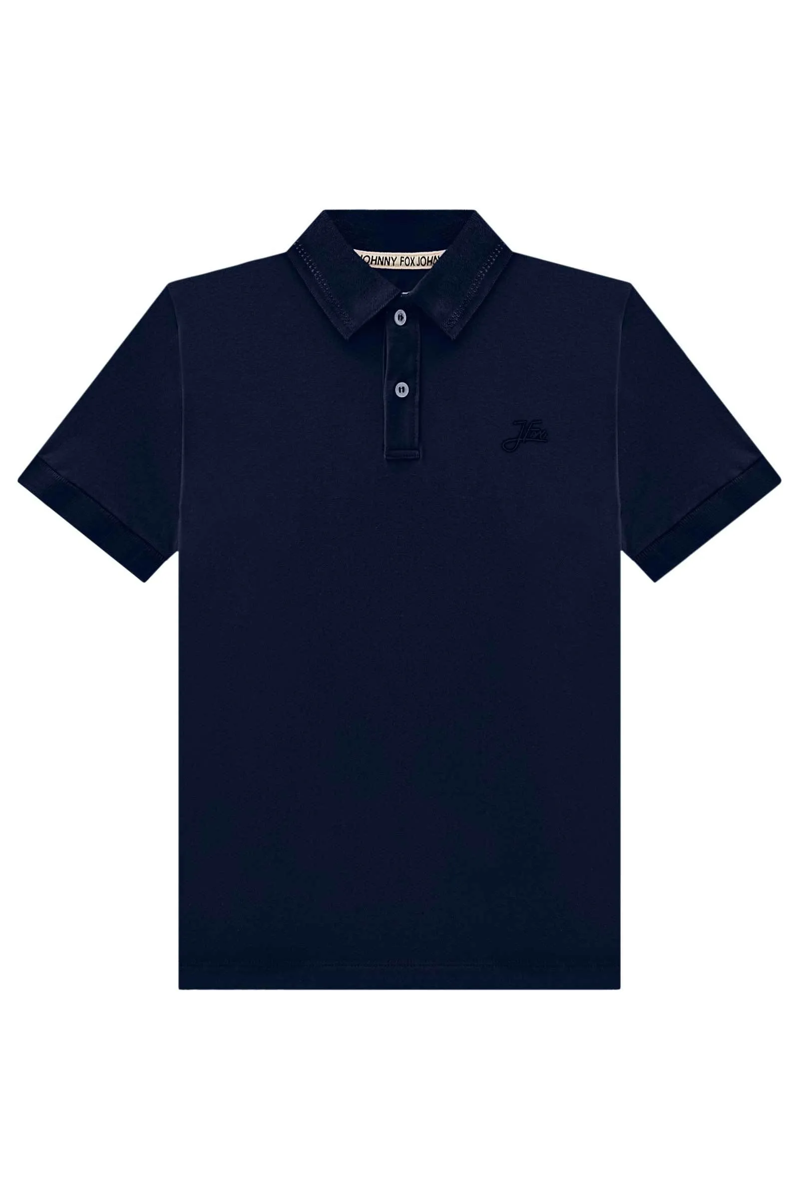 Camisa Polo em Piquet com Elastano  73613 Johnny Fox