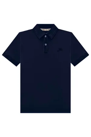 Camisa Polo em Piquet com Elastano  73613 Johnny Fox