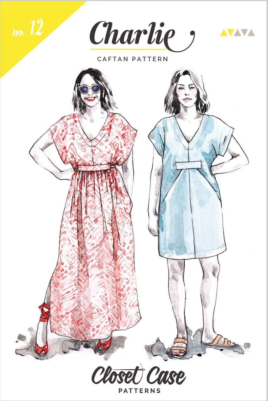 Charlie Caftan Pattern - Closet Core Patterns