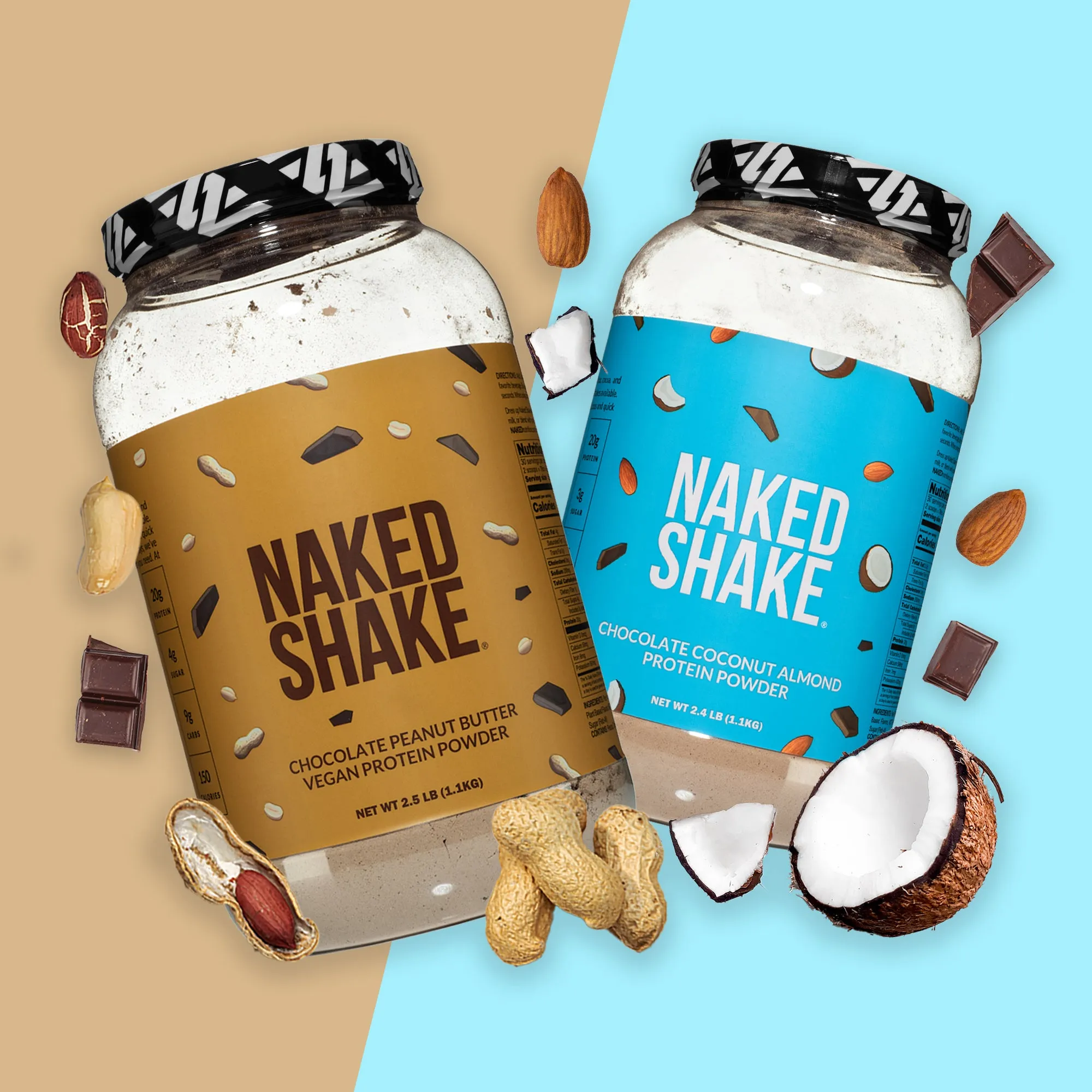 Chocolate PB Protein Shake | Naked Shake - 30 Servings