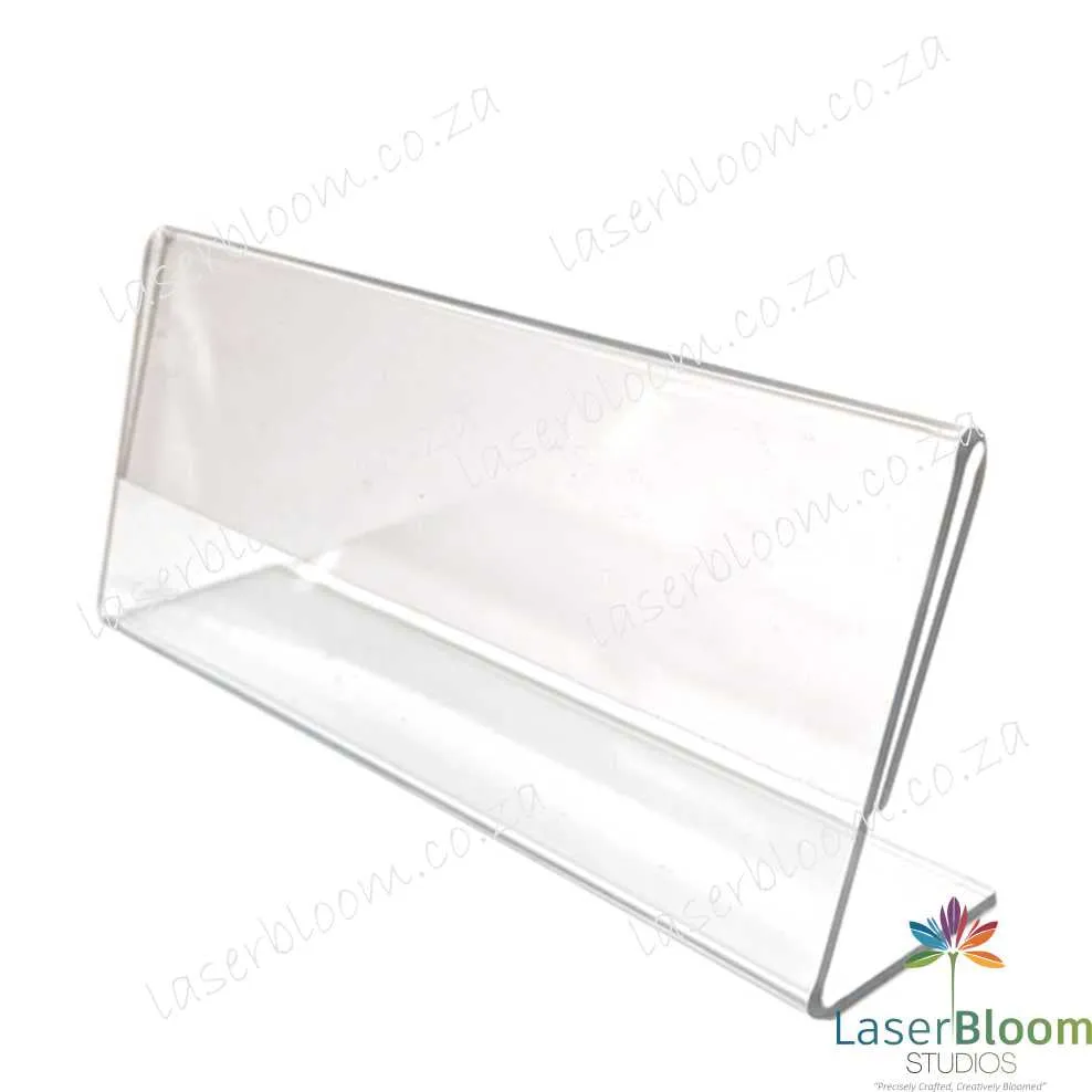 Clear Acrylic Name Plate Holder