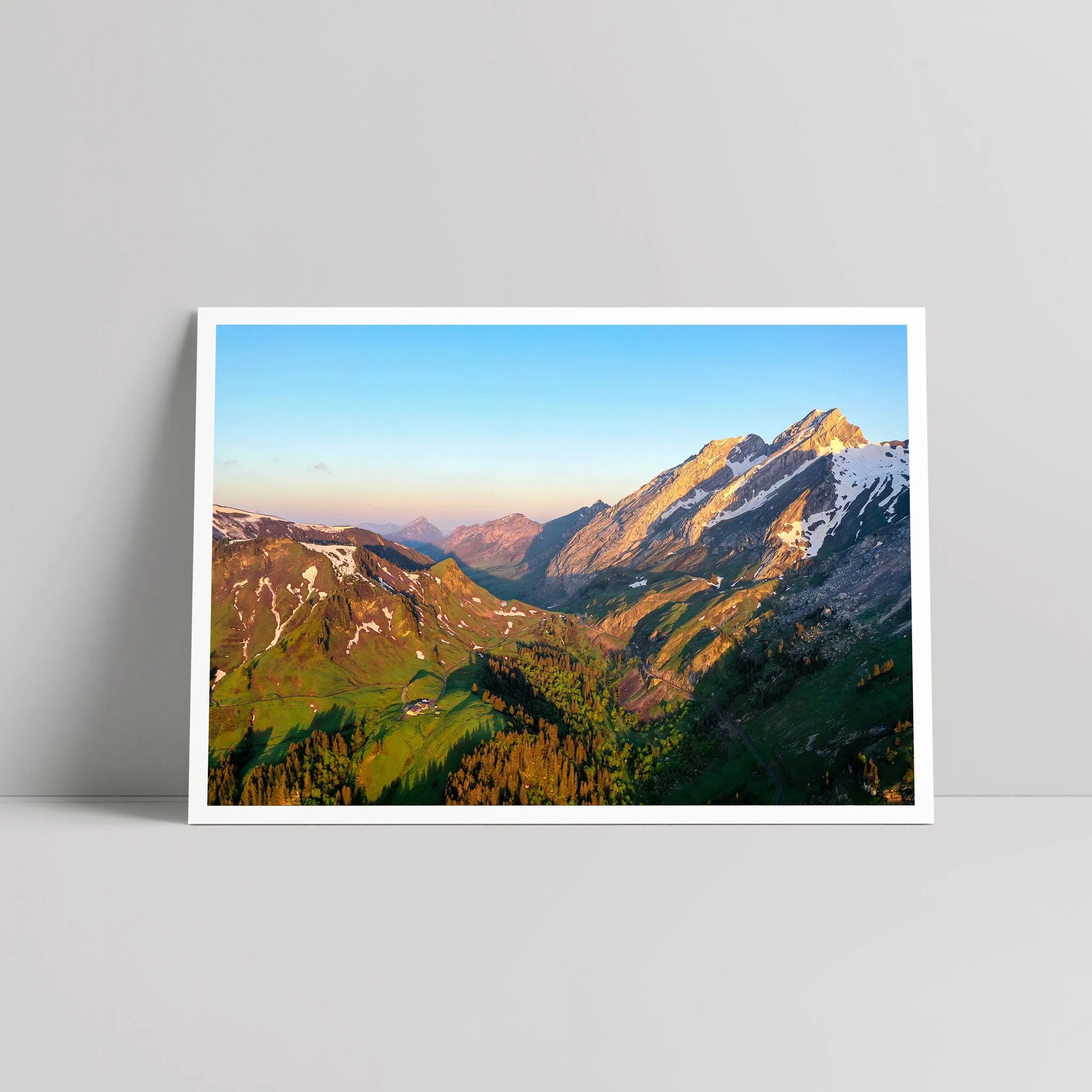 Col de la Colombiere | Dawn - Art Print - Daniel Hughes