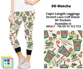 DD Matcha Lace Cuff Capris w/ Pockets by ML&M