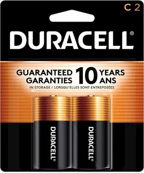 Duracell C Batteries - 2pk