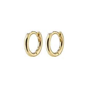 EANNA recycled huggie hoops gold-plated