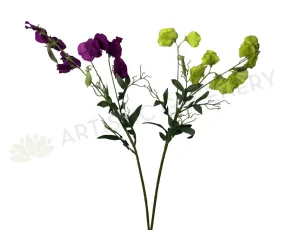 F0245 Sweet Pea Spray 71cm Purple / Light Green