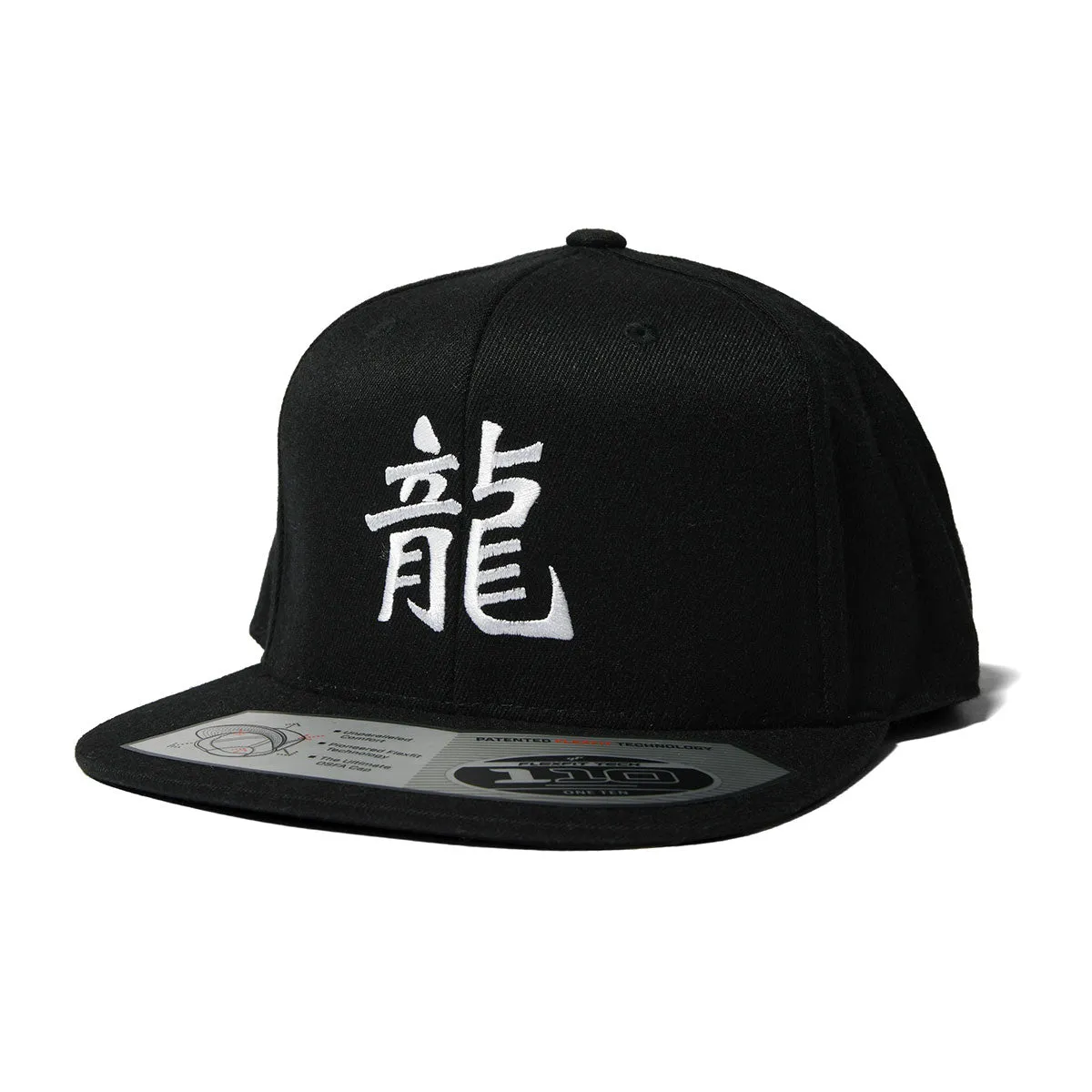 Sure! Here’s a more optimized title for the product:

FLEXFIT Adjustable Cap with Japanese Dragon Character 龍 - Stylish Unisex Headwear

Let me know if you need any more help!