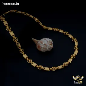 Freemen C into C  Golden Plated Chain for Men - FM089