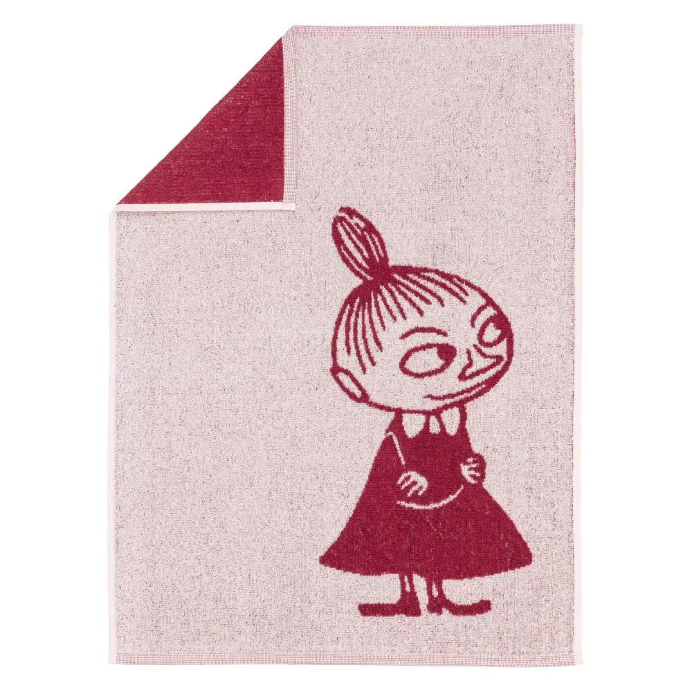 Little My GOTS Hand Towel 50x70cm Pink - Moomin Arabia