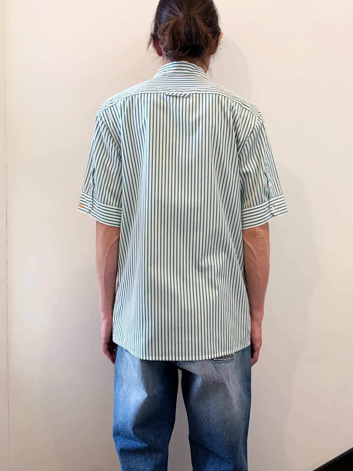 MADISONBLUE  RELAXED FIT S/S SH STRIPE