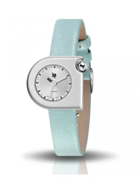 Montre Lip - Mach 2000 mini bracelet cuir bleu