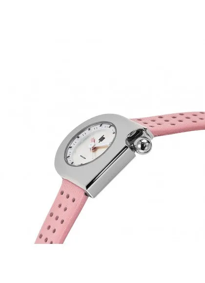 Montre Lip - Mach 2000 mini bracelet cuir rose