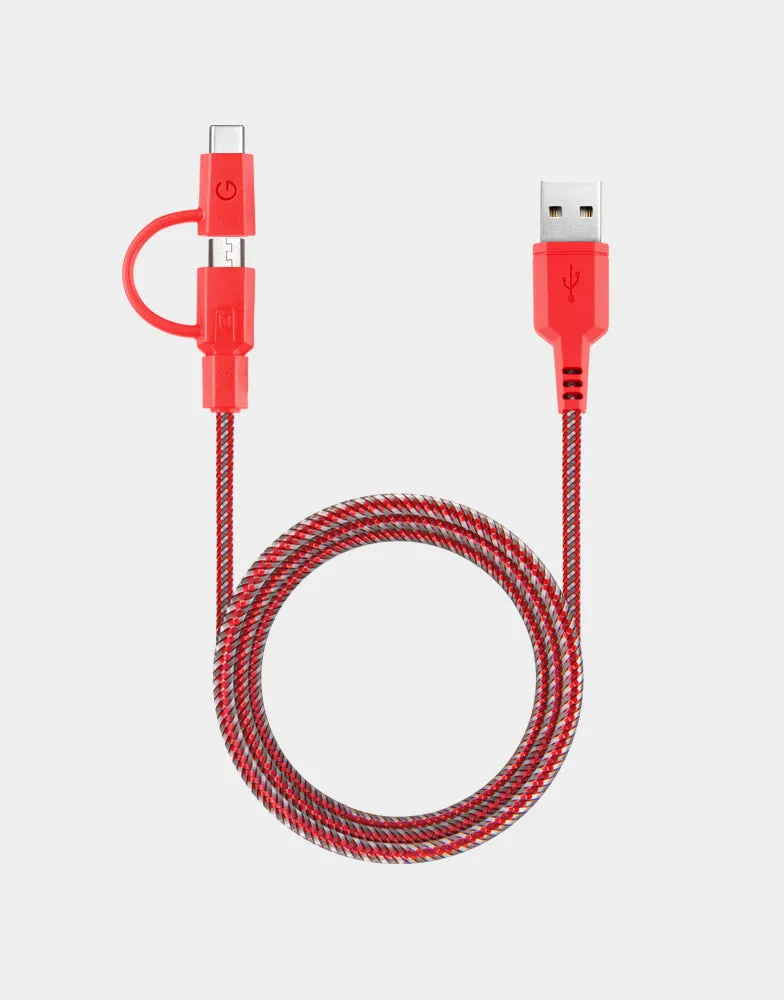 NyloTough 2-in-1 USB-C   Micro-USB 1.5M