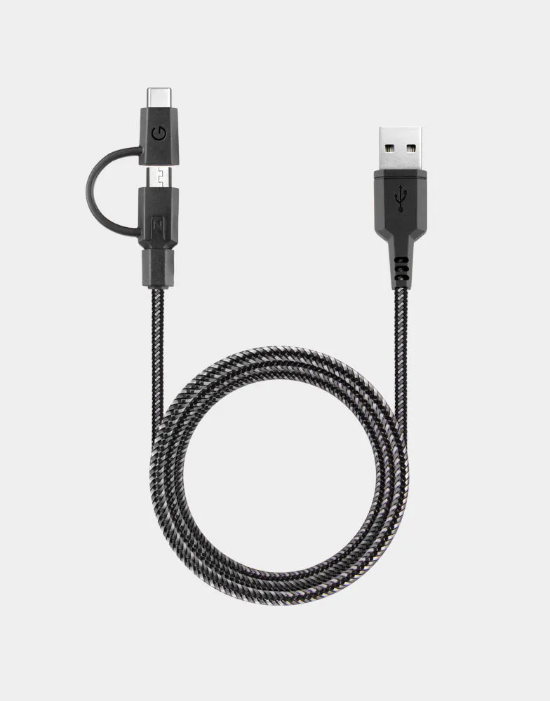 NyloTough 2-in-1 USB-C   Micro-USB 1.5M