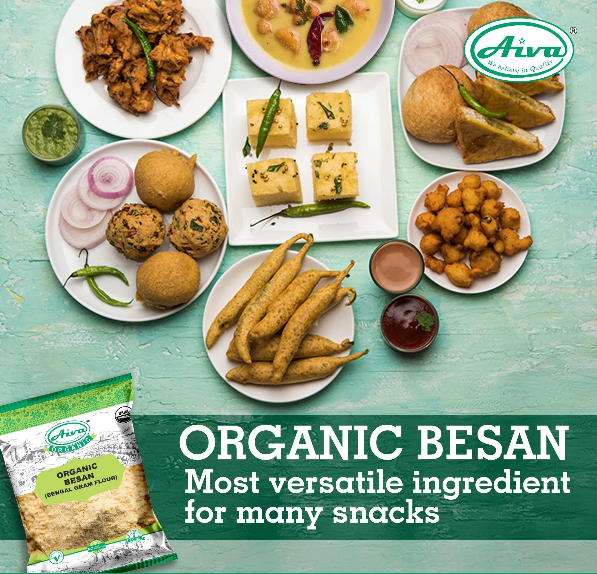 Organic Besan (Bengal Gram Flour)