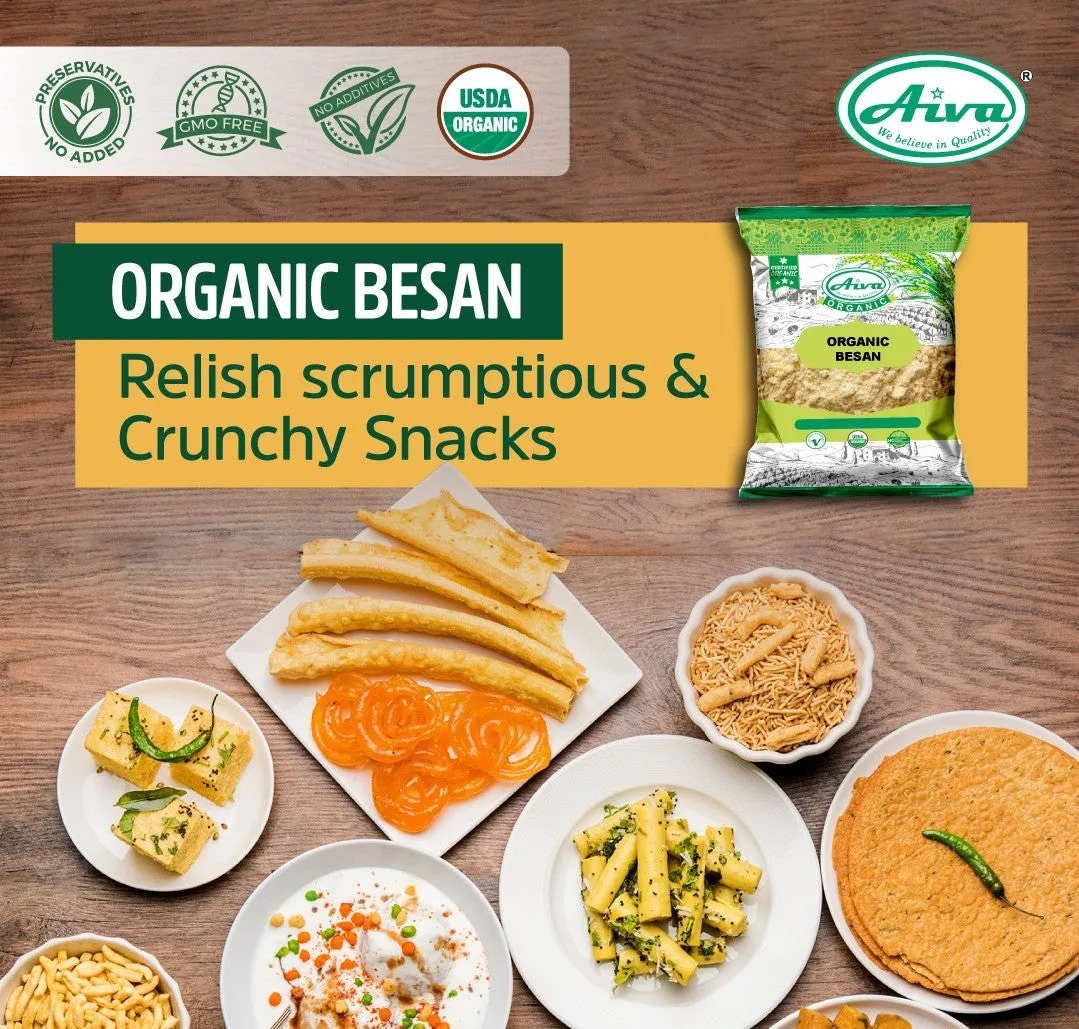 Organic Besan (Bengal Gram Flour)