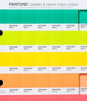 Pantone Pastels & Neons Chips Coated Replacement Page C 20