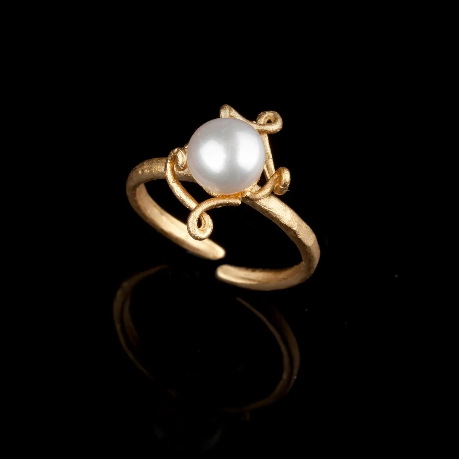 Pea Pod Single Pearl - Ring