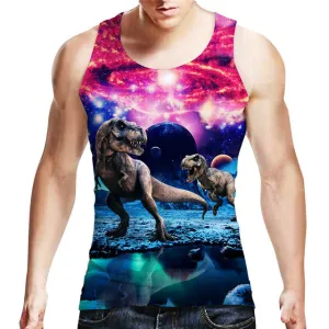 Planet Dinosaur Tank Top