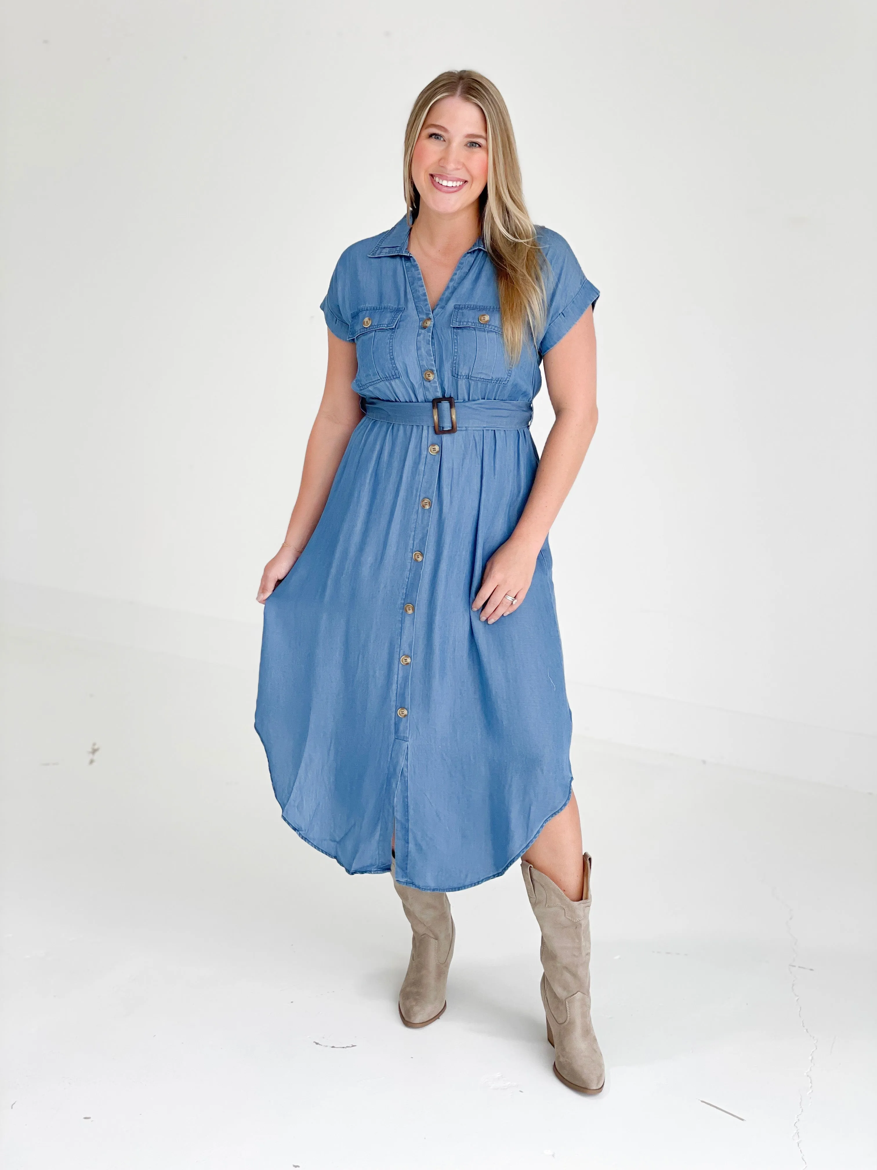 Silas Chambray Dress