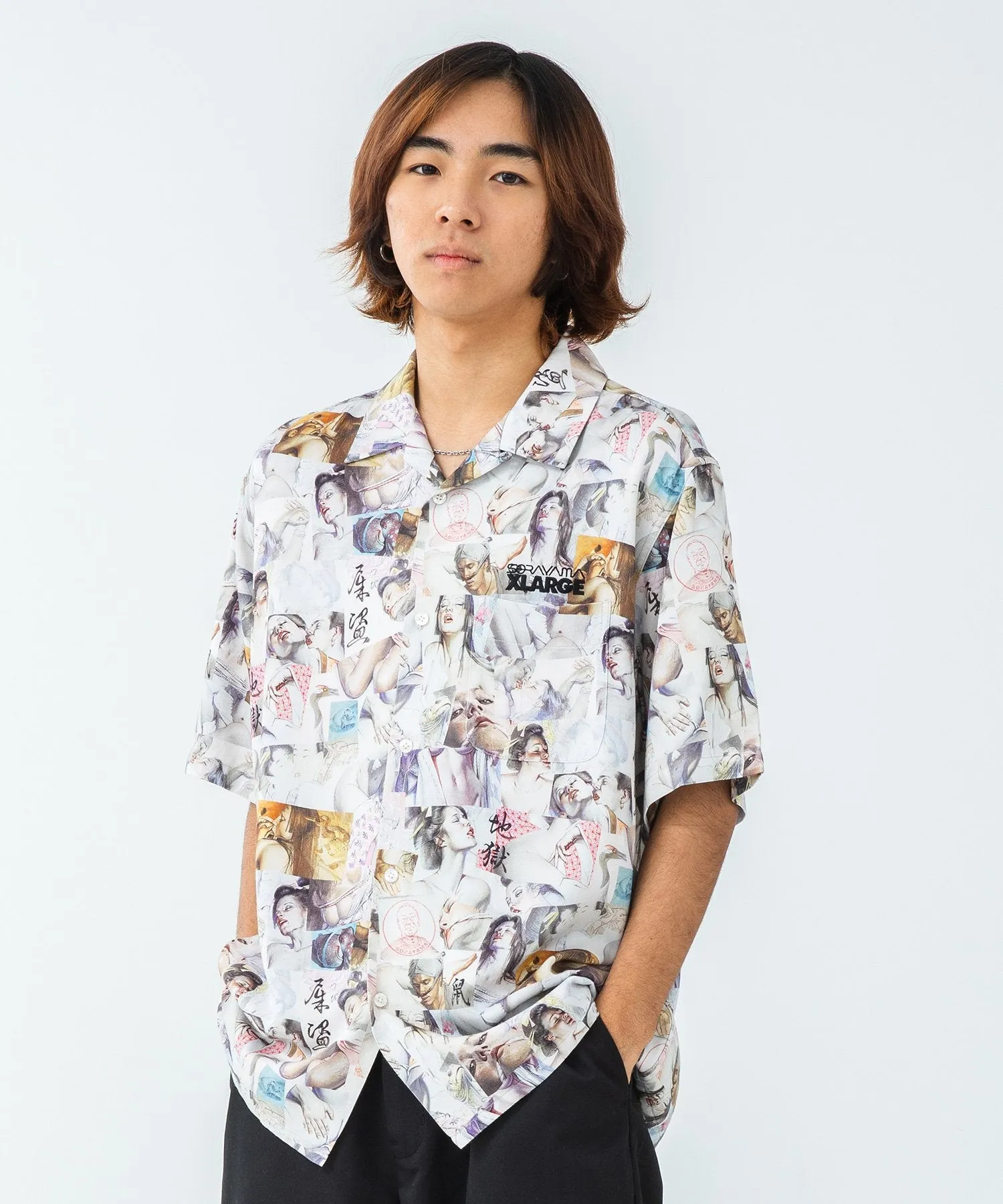 SORAYAMA S/S RAYON SHIRT