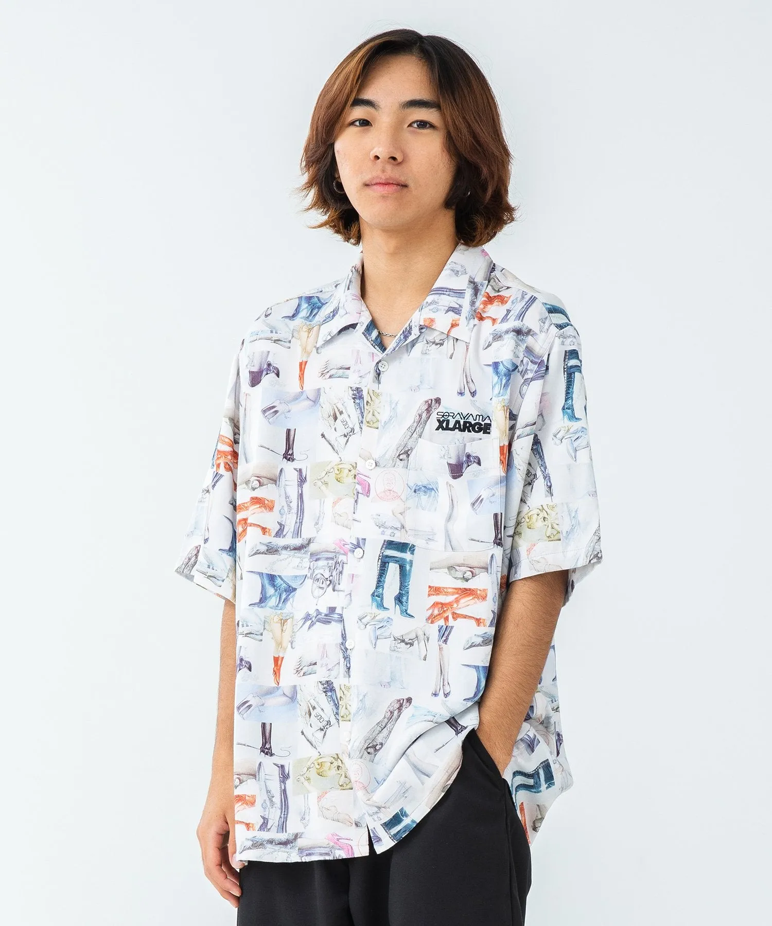 SORAYAMA S/S RAYON SHIRT