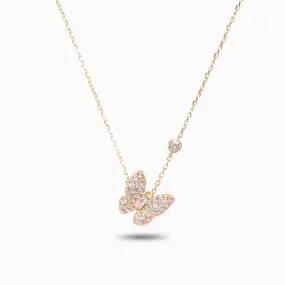 Sparkling Butterfly Necklace