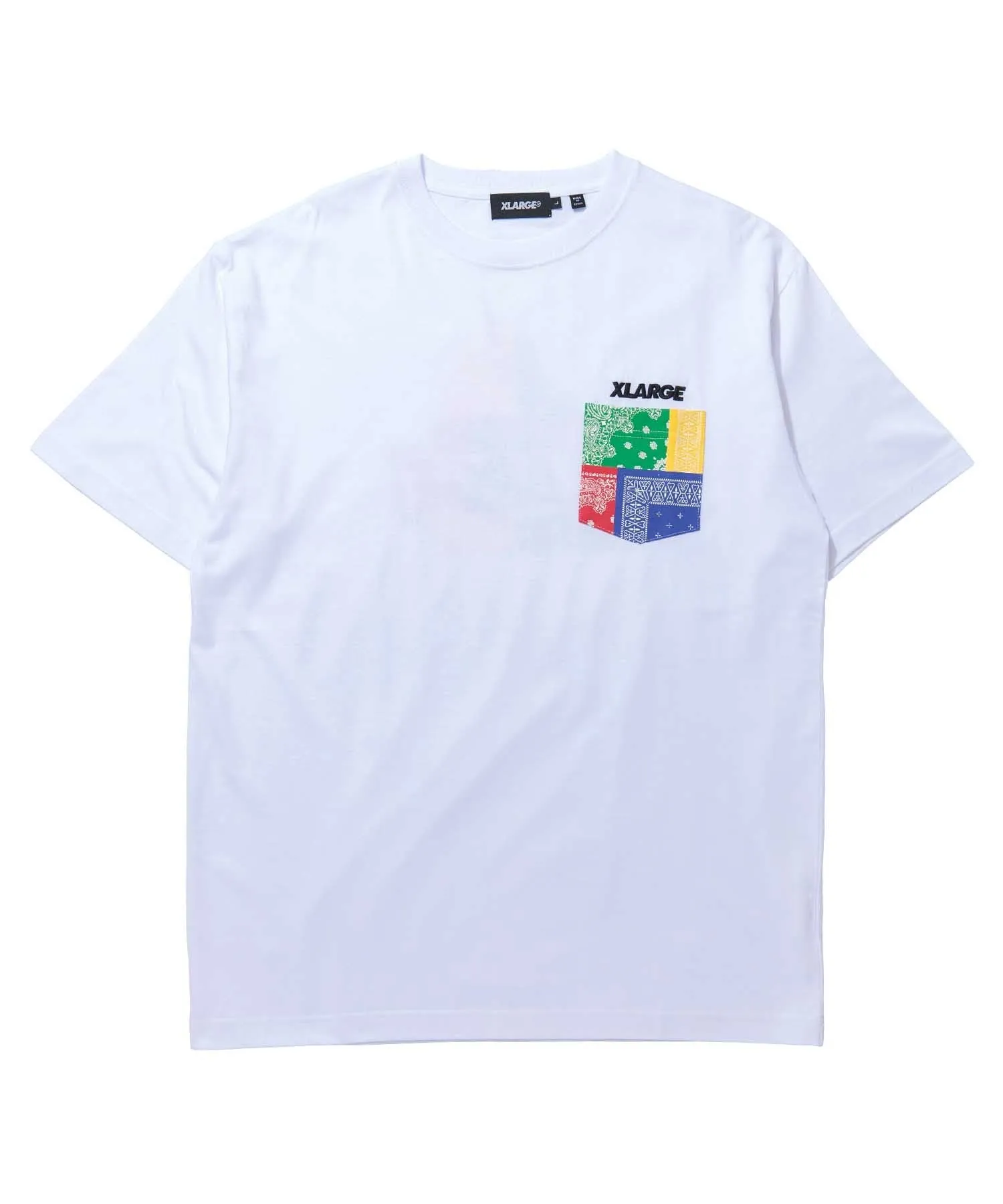 S/S PAISLEY SLANTED OG POCKET TEE