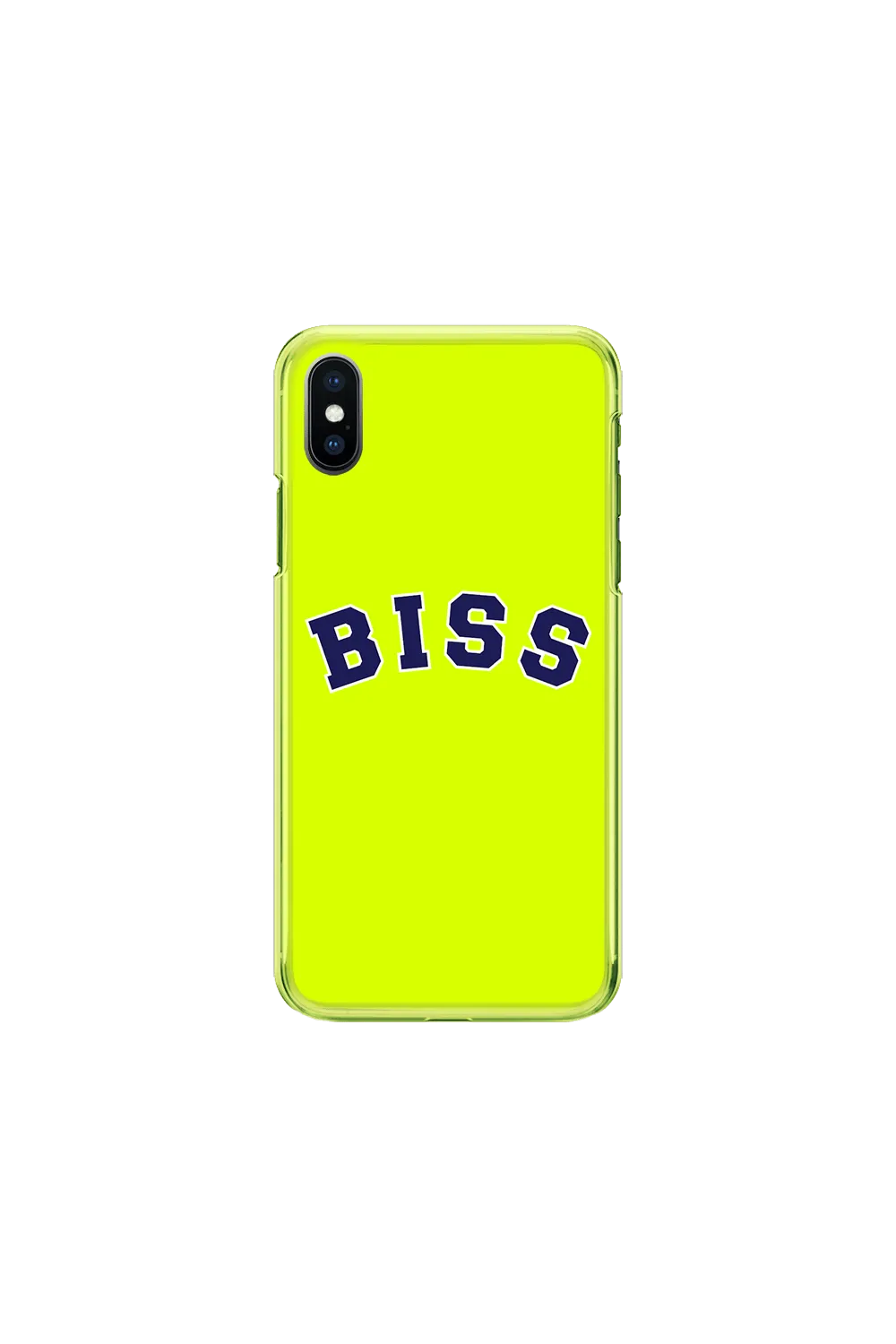 Stephanie Soo Signature 'BISS' Neon Green Phone Case