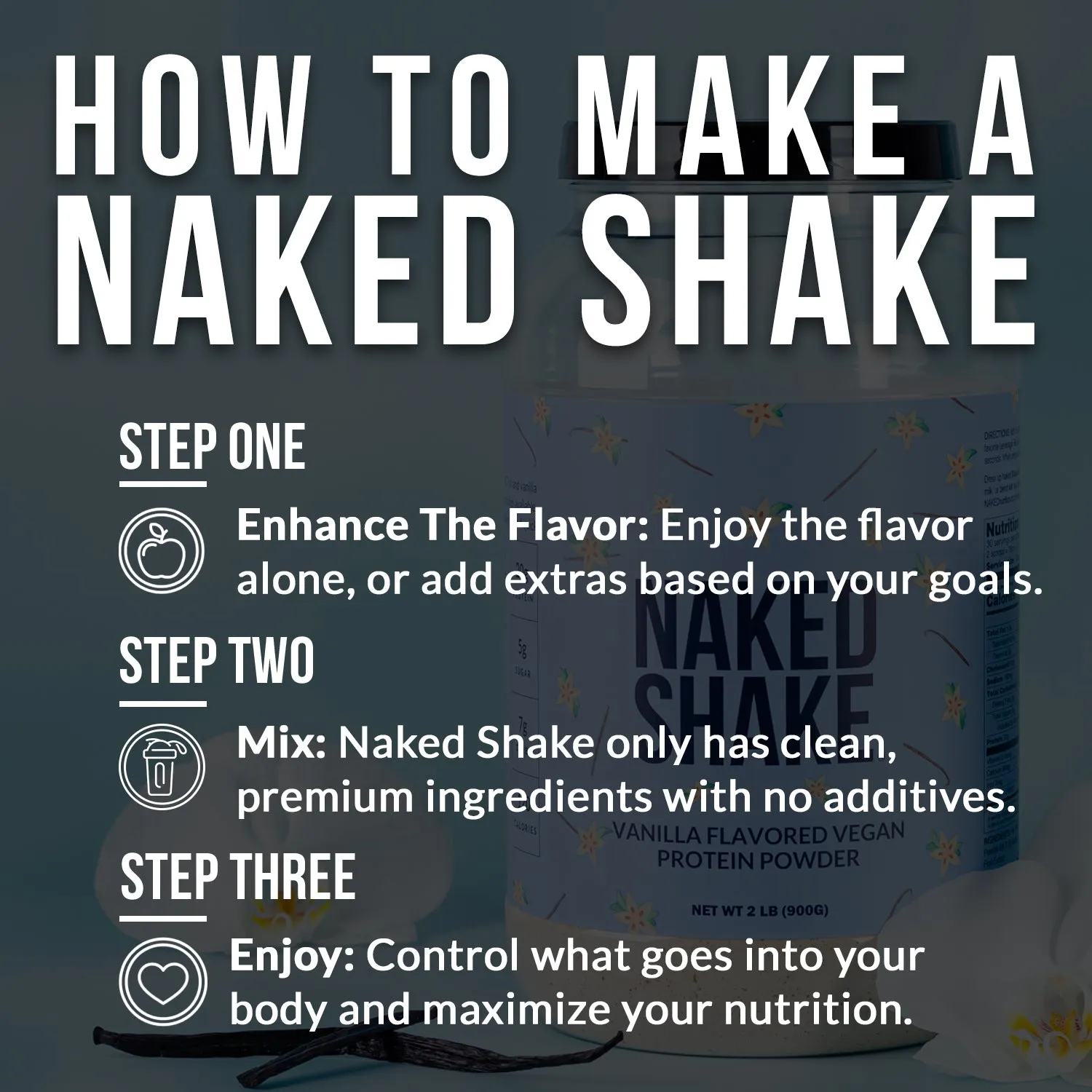 Vanilla Protein Shake | Naked Shake - 30 Servings